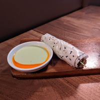 Grilled romaine roll. at Uchi in Austin