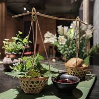 Fried spring rolls. Part of set menu “Vietnam” (950k VND)  at Cổ Đàm Chay in Hanoi