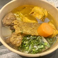 Vegan Beef noodle soup   at Bánh mí Vegan Vietnam in Hanoi