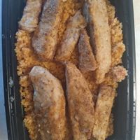 Khadijah rice with vegan chicken at Eat Greenz in Mt Holly