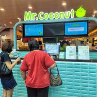 Cashier counter at Mr Coconut - Jurong Point 1 in West Singapore