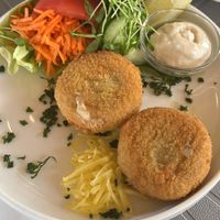 Vegan kaaskroket  at 't Paardenhof in Bouwel