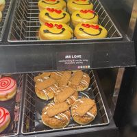 two of the vegan flavors!  at Dunkin' - Stationsplein in Amsterdam