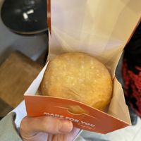 Banana and cinnamon doughnut   at Dunkin' - Stationsplein in Amsterdam