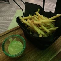 Fries at Green Burger in Lisbon