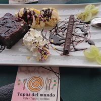 Brownie at Tapas del Mundo in Mojacar