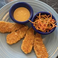 chicken fingers, vegan at The Cheeze Factory Restaurant in Baraboo