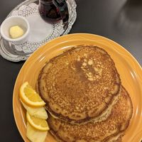 House pancakes at The Cheeze Factory Restaurant in Baraboo