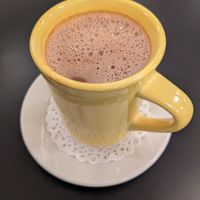 Hot chocolate at The Cheeze Factory Restaurant in Baraboo