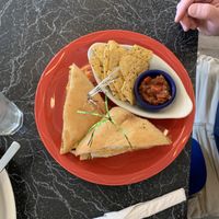 Deli-licious sandwich  at The Cheeze Factory Restaurant in Baraboo