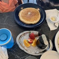 Children’s pancake at The Cheeze Factory Restaurant in Baraboo