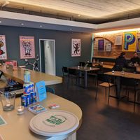 Inside of Mission Pizza. at Mission Pizza in Hamburg