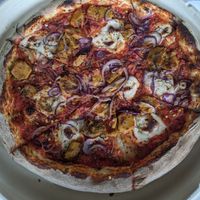 Vegan Crazy Sausage (17€) - 4.5/5. at Mission Pizza in Hamburg