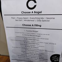The menu (Dec 2021) at Divine Coffee Roasters in York