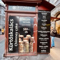 Kiosk  at Fitzkey Chimney Cake - Food Stand in Budapest