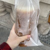   at Fitzkey Chimney Cake - Food Stand in Budapest