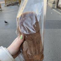 Chocolate chimney cake - delicious !   at Fitzkey Chimney Cake - Food Stand in Budapest