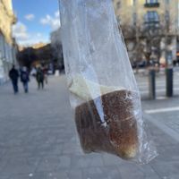   at Fitzkey Chimney Cake - Food Stand in Budapest