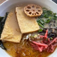 Ramen bowl at Kapitan Ramen Bistro in Lisbon