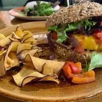 Burguer Zenith Vegana at Zenith Brunch & Cocktails in Madrid