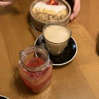 cocoa smoothie bowl  at Zenith Brunch & Cocktails in Madrid