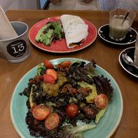 Tostada vegan & tapioca vegan   at Zenith Brunch & Cocktails in Madrid