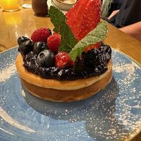 Mix Berries Pancakes at Zenith Brunch & Cocktails in Madrid