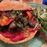 Veggie Bagel at Zenith Brunch & Cocktails in Madrid