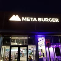 Outside at Meta Burger in Boulder