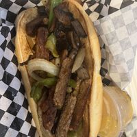Philly Cheesesteak  at Meta Burger in Boulder