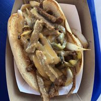 Philly Cheesesteak  at Meta Burger in Boulder