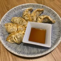 Dumplings  at Cafe Andamiro in Edinburgh