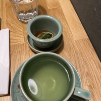 Green tea at Cafe Andamiro in Edinburgh