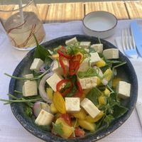 Todu salad  at Antasia Beach Club in Paphos