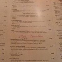 Get the eggplant puttanesca sans cheese and anchovy to be vegan. at Mama Carolla's in Indianapolis