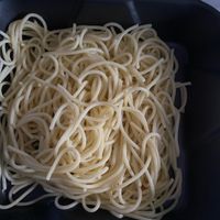 Vegan = plain noodles  at Mama Carolla's in Indianapolis