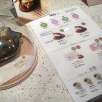 Menu and tasting. at Dolala in Yokohama