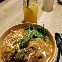 Ramen with mushrooms at Kung Fu Street Food in Copenhagen