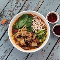 Tofu ramen at Kung Fu Street Food in Copenhagen