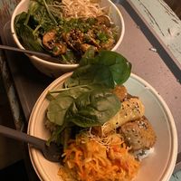 Ramen & poke bowl  at Kung Fu Street Food in Copenhagen