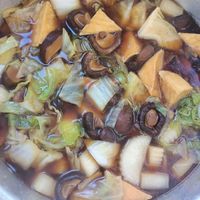 Veg soup on Buddha Days at Tukta in Koh Tao