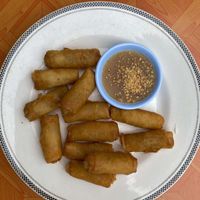 Spring rolls   at Tukta in Koh Tao