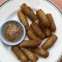 Spring rolls  at Tukta in Koh Tao