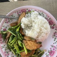 Basil ‘pork’   at Tukta in Koh Tao