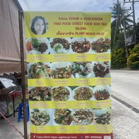 Sign outside   at Tukta in Koh Tao