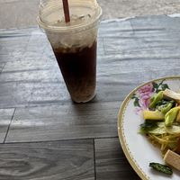 Coffee with soy milk  at Tukta in Koh Tao