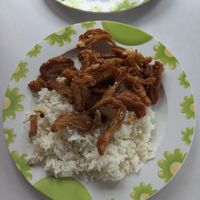 Vegan garlic pepper "chicken wings" at Tukta in Koh Tao