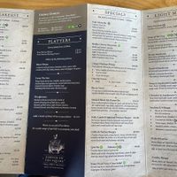 Menu  at Corner on the Square in Beauly