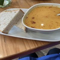 Sweet Potato, Coconut, and Smoked Paprika Soup   at Corner on the Square in Beauly