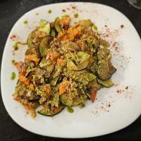 Wok de quinoa con verduras at Cocina Típica La Extremeña in Merida